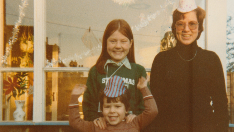 Irish family Christmas in Sunbury-on-Thames, 1979.